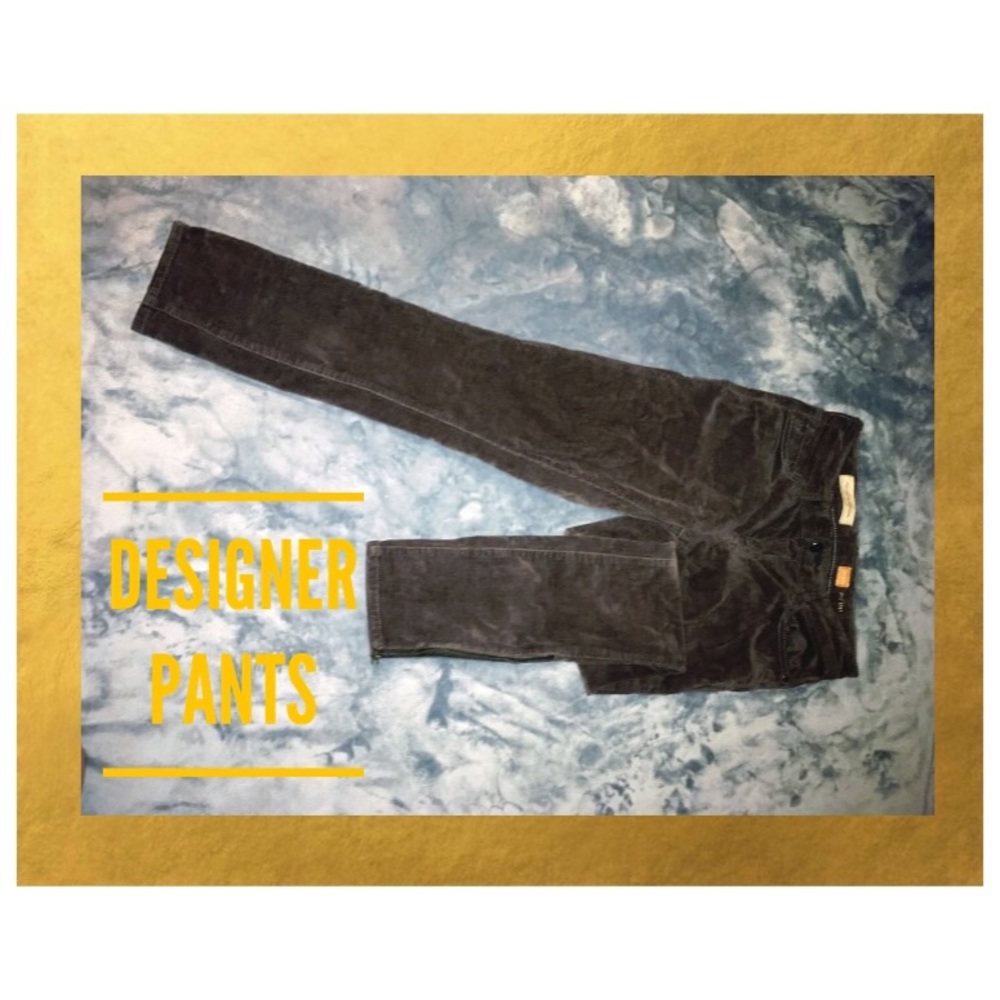 Designer corduroy pants